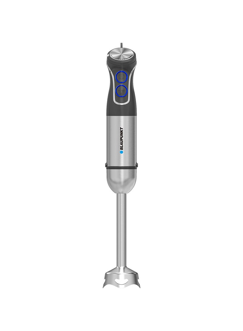 Blaupunkt Immersion Hand Blender, 1000W, Stainless Steel Body, Shaft and Blade, Variable Speed PBH425 Silver & Black - Image 1