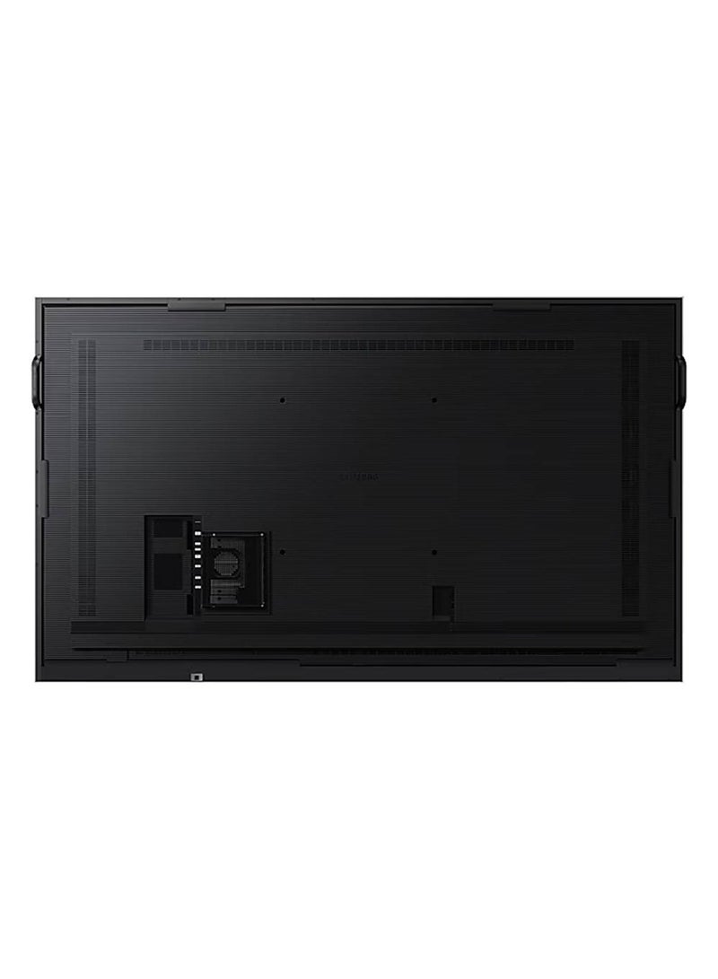 Samsung - Flip Pro WMB Interactive Display, 75" 4K UHD VA Touch Display, 75Hz Refresh Rate, 8ms Response Time, Tizen 6.5, Free VESA Mount, 32GB Flash Memory, Stylus Pen Inlcuded, LH75WMBWLGCXUE Black - Image 1