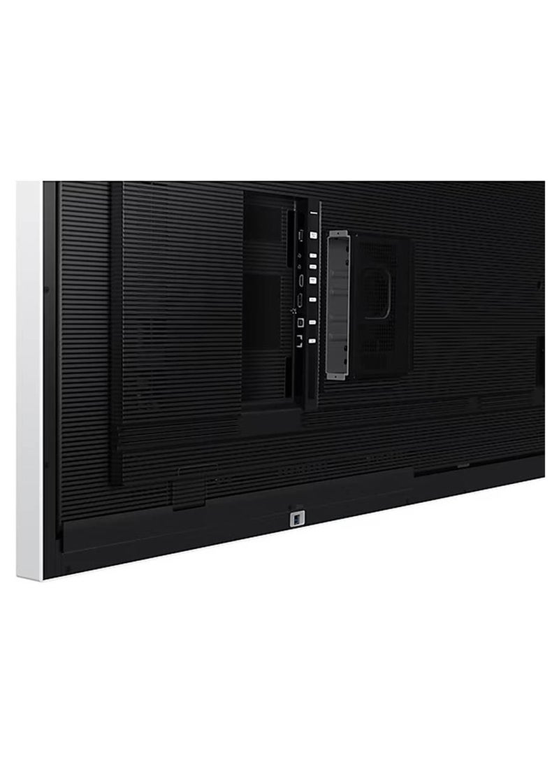 Samsung - Flip Pro WMB Interactive Display, 75" 4K UHD VA Touch Display, 75Hz Refresh Rate, 8ms Response Time, Tizen 6.5, Free VESA Mount, 32GB Flash Memory, Stylus Pen Inlcuded, LH75WMBWLGCXUE Black - Image 1