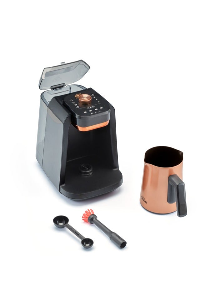 Arzum - Okka Rich Pro Plus Turkish Coffee Maker with Water Tank OK0038-04 Copper 1.3 L 480 W OK0038-04 Copper - Image 1