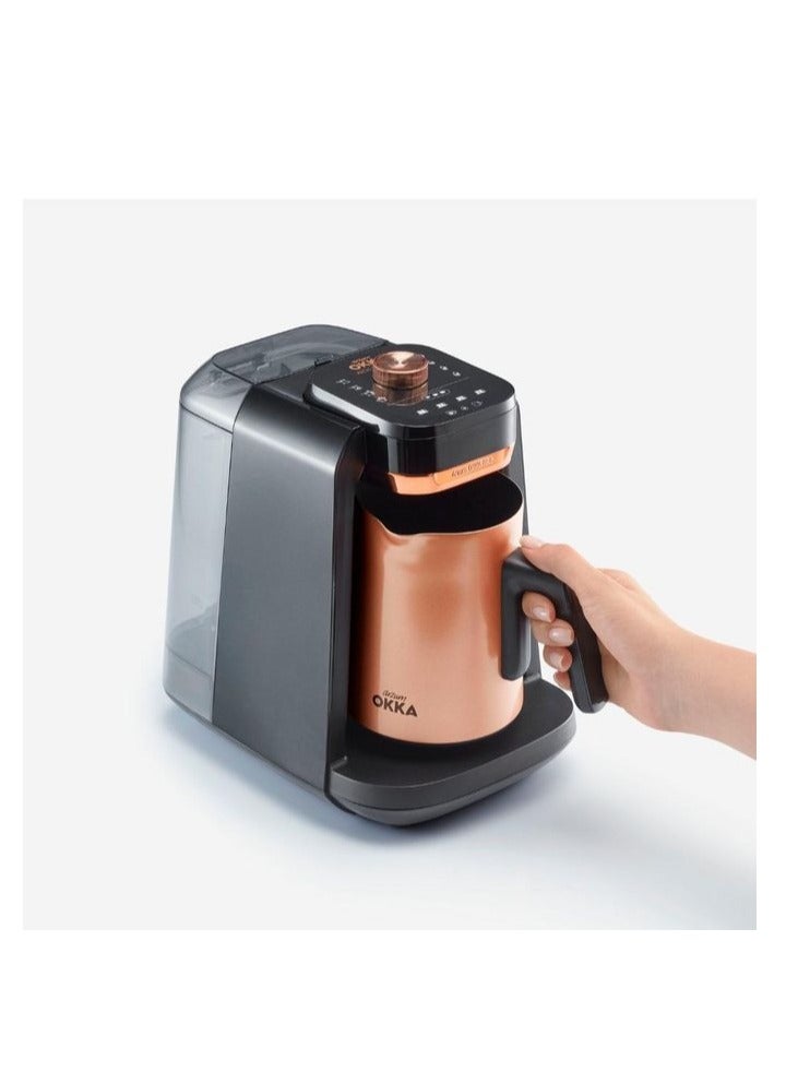 Arzum - Okka Rich Pro Plus Turkish Coffee Maker with Water Tank OK0038-04 Copper 1.3 L 480 W OK0038-04 Copper - Image 1
