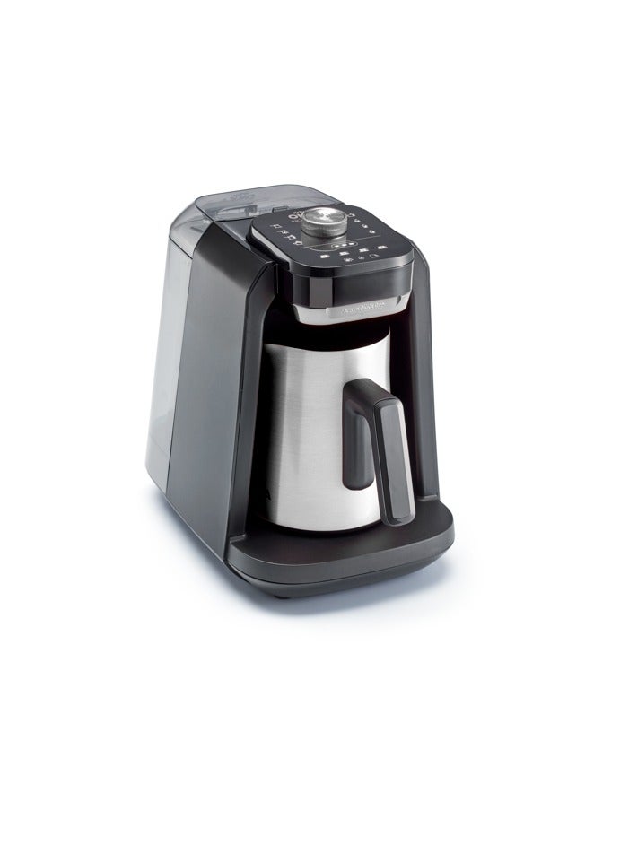 أرزوم Okka Rich Pro Plus Turkish Coffee Maker with Water Tank 1.3 L 480 W OK0038-05 Silver  - Image 1
