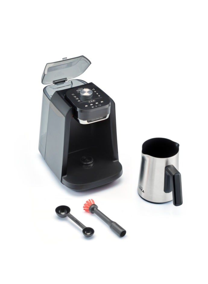 Okka Rich Pro Plus Turkish Coffee Maker with Water Tank 1.3 L 700 W OK0038-05 Silver