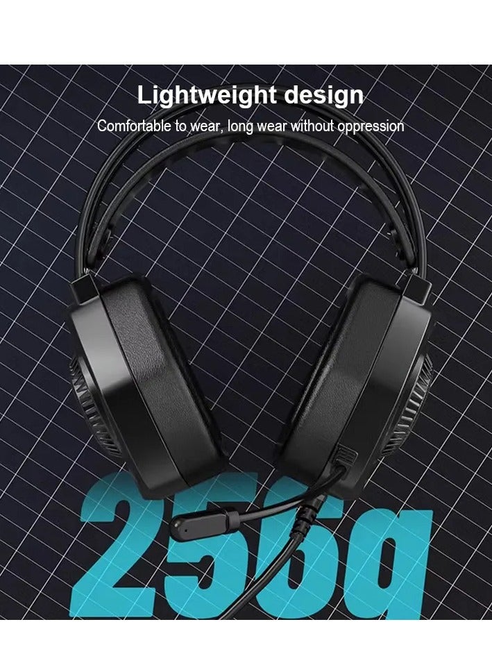 Lenovo - Thinkplus G81B USB RGB Gaming Headset - 7.1 Surround Sound - Noise Cancelling Microphone - Image 1