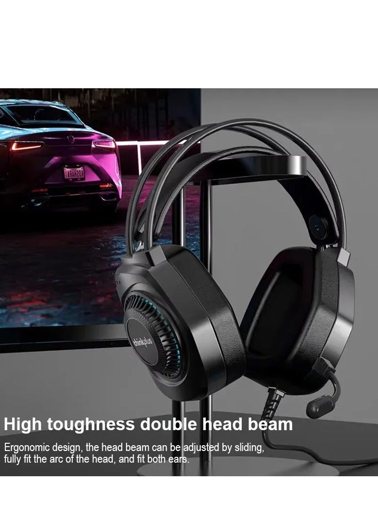لينوفو Thinkplus G81-A RGB Gaming Headset - Noise Cancelling Microphone  - Image 3