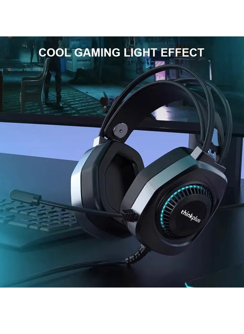 لينوفو Thinkplus G81-A RGB Gaming Headset - Noise Cancelling Microphone  - Image 5