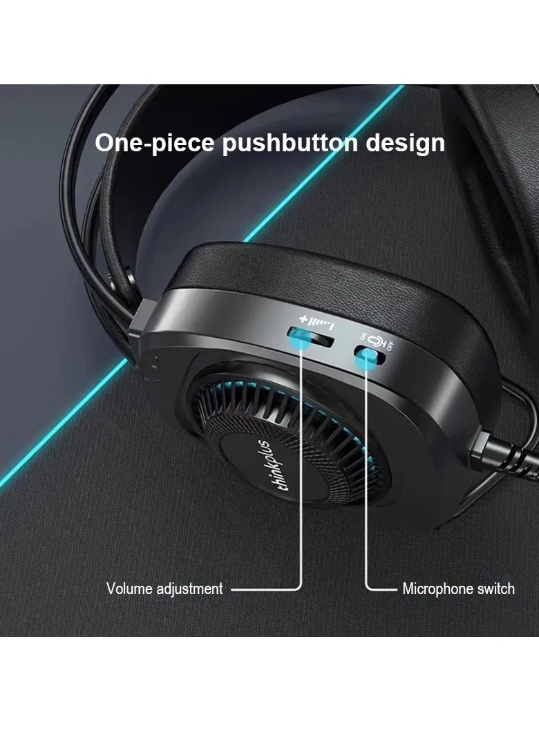 لينوفو Thinkplus G81-A RGB Gaming Headset - Noise Cancelling Microphone  - Image 4