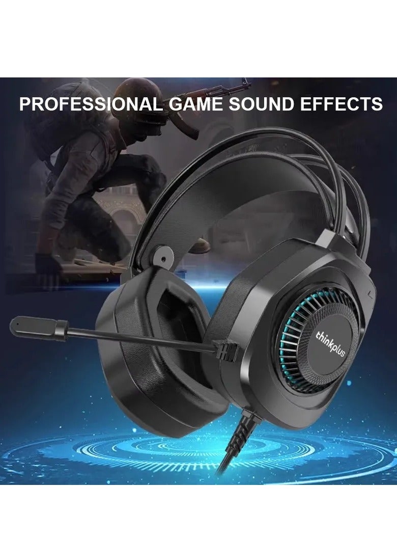 لينوفو - Thinkplus G81-A RGB Gaming Headset - Noise Cancelling Microphone - Image 1
