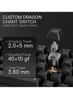 REDRAGON Wired Gasket RGB Gaming Keyboard K709 60%, 68 Keys Hot-Swap Compact Mechanical Keyboard w/Free-Mod Socket, 3-Layer Noise Dampening & Dedicated Arrow Keys, Quiet Custom Linear Switch  - Image 5