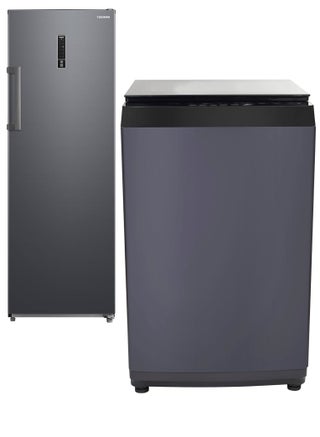 Bundle Deep Frezzer ( 238Liter ) with Washing Machine ( 9 KG top Load ) - Inverter Motor for washer - Multi-Air flow for Frezzer -Soft Close Lid - Soft Close Lid - Great Waves for wesher - GR-RU312WE-DMN(06) - AW-J900DUPEG(MK) GR-RU312WE-DMN(06) - AW-J900DUPEG(MK) Grey - pnsku/N70153888V/45/_/1739893808/d8e499a0-14fd-492d-ab97-5870a38dbee1
