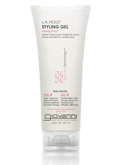Giovanni L.A. Hold Styling Gel - Strong Hold, Hair Gel for Women and Men, Vegan, No Parabens or Phthalates, Infused with Natural Botanical Ingredients, Lightweight Hair Styling Gel - 6.8 oz (1 Pack) 6.8 Fl Oz  - Image 1