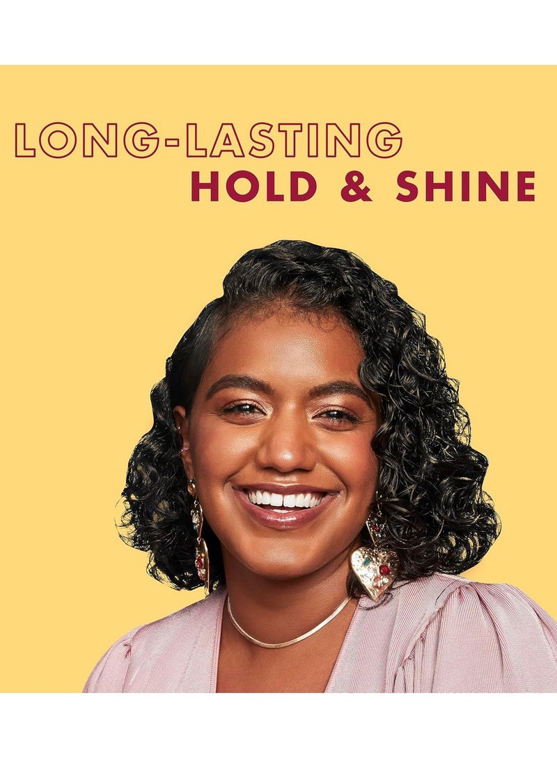 SheaMoisture SheaMoisture Styling Strong Hold Styling Gel for Natural, Chemically Processed or Heat Styled Hair Jamaican Black Castor Oil and Flaxseed Paraben-Free Anti-Frizz Hair Gel 15 oz 15 oz - Image 3