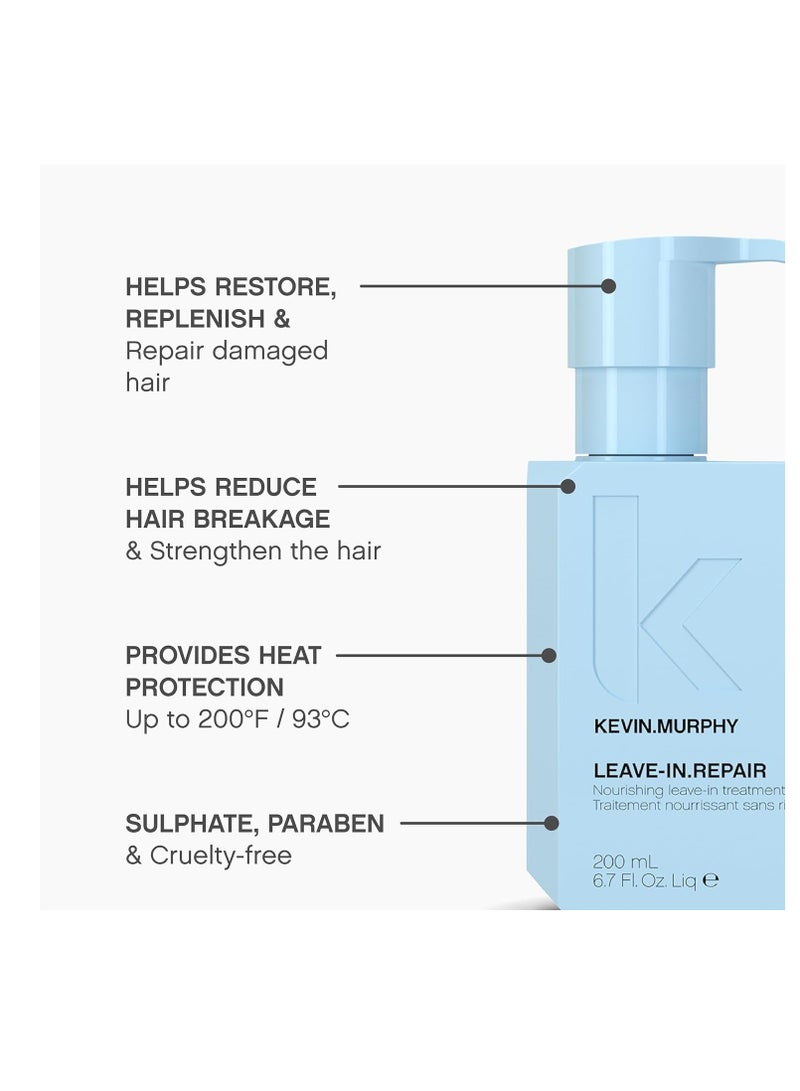 KEVIN.MURPHY LEAVE-IN.REPAIR - Keratin Hair Treatment - For All Hair Types - Damaged Hair Repair - Heat Protectant for Hair - Cruelty Free Hair Care 200 mL / 6.7 fl oz  - Image 2