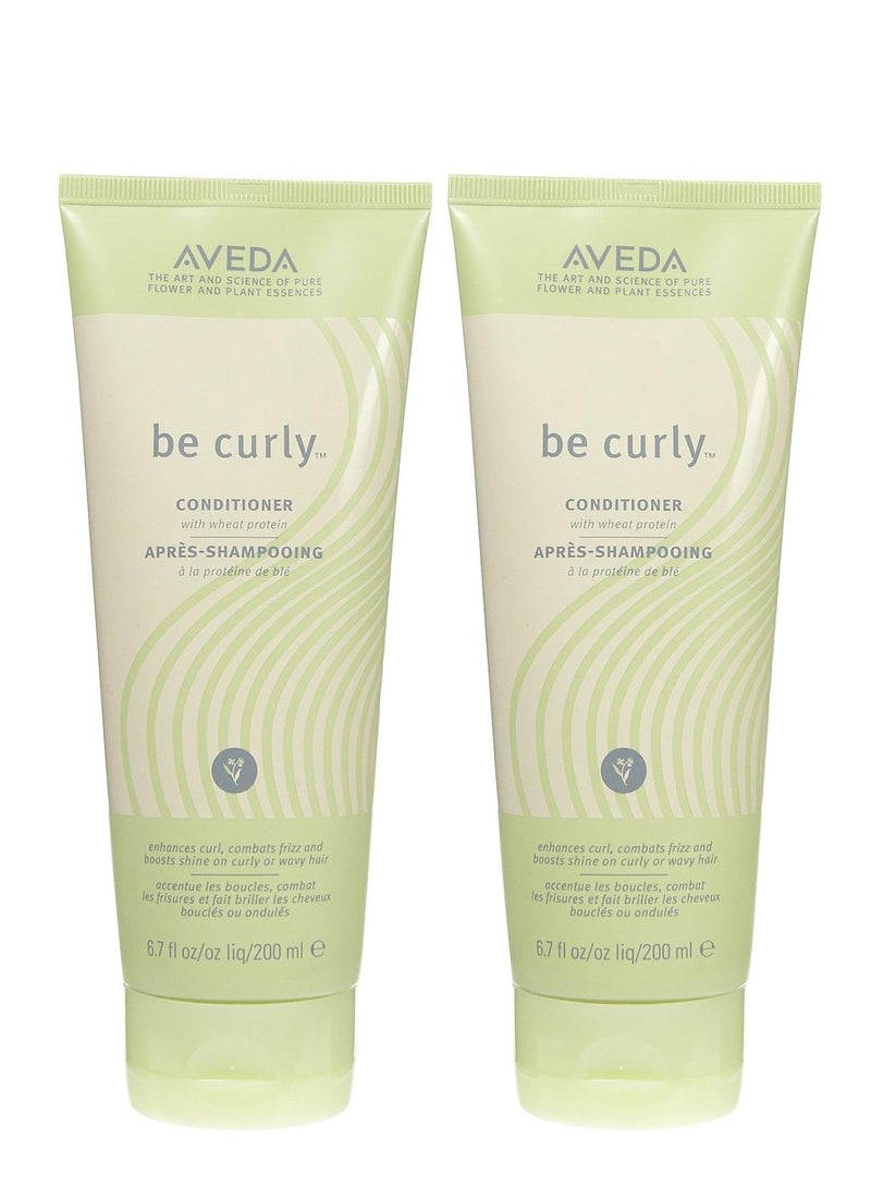 AVEDA - Be Curly Conditioner, 6.7 fl oz - Pack of 2 - Image 1