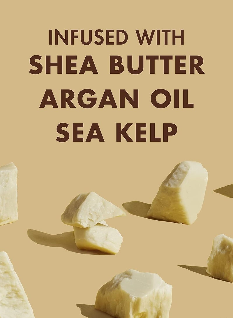 SheaMoisture Deep Moisturizing Hair Care For Curly, Dry and Damaged Hair Raw Shea Butter 3 Count Sulfate Free Shampoo and Conditioner, Hair Detangler with Sea Kelp and Argan Oil - Image 4