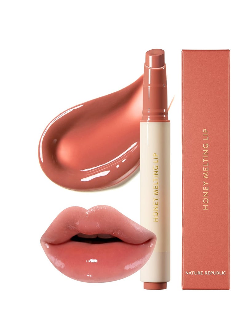 ناتشر ريبابلك HONEY MELTING LIP (06 COCONUT) SOFT LIP STICK, Korean Lip, Lip Gloss  - Image 1