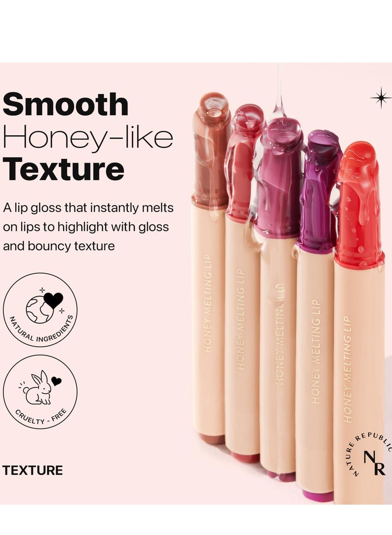 ناتشر ريبابلك HONEY MELTING LIP (06 COCONUT) SOFT LIP STICK, Korean Lip, Lip Gloss  - Image 5