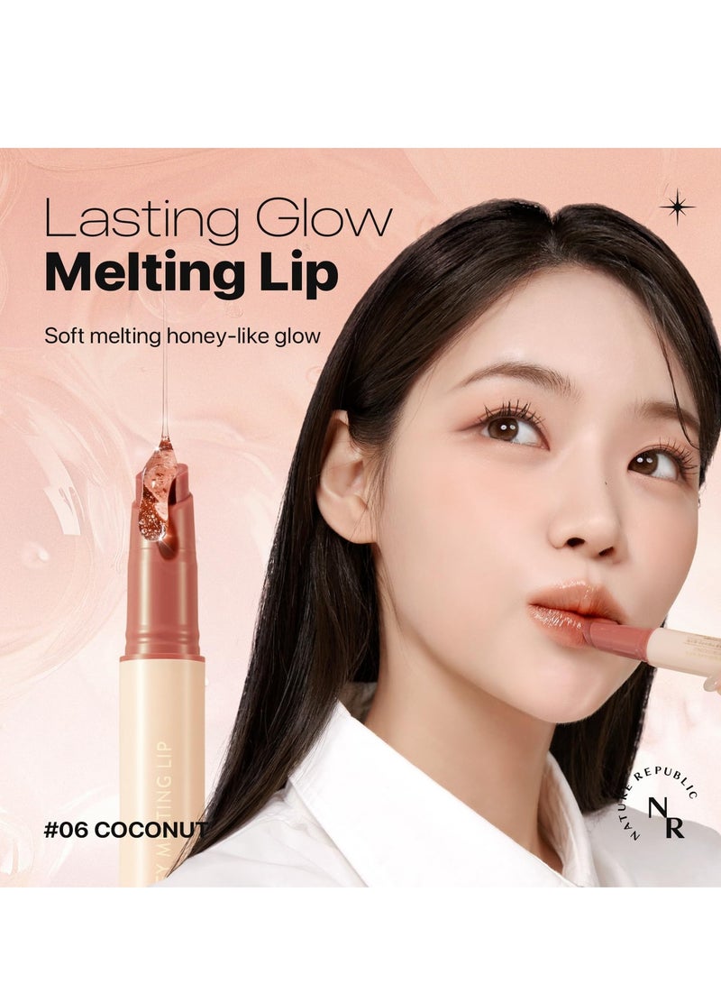 ناتشر ريبابلك HONEY MELTING LIP (06 COCONUT) SOFT LIP STICK, Korean Lip, Lip Gloss  - Image 2