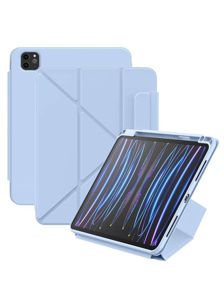 بيسوس Minimalist Series Magnetic Case for Pad Pro 11-inch (2018/2020/2021/2022) /Pad Air 4/Air 5/Air6 10.9-inch, Cerulean Sky Blue - Image 5