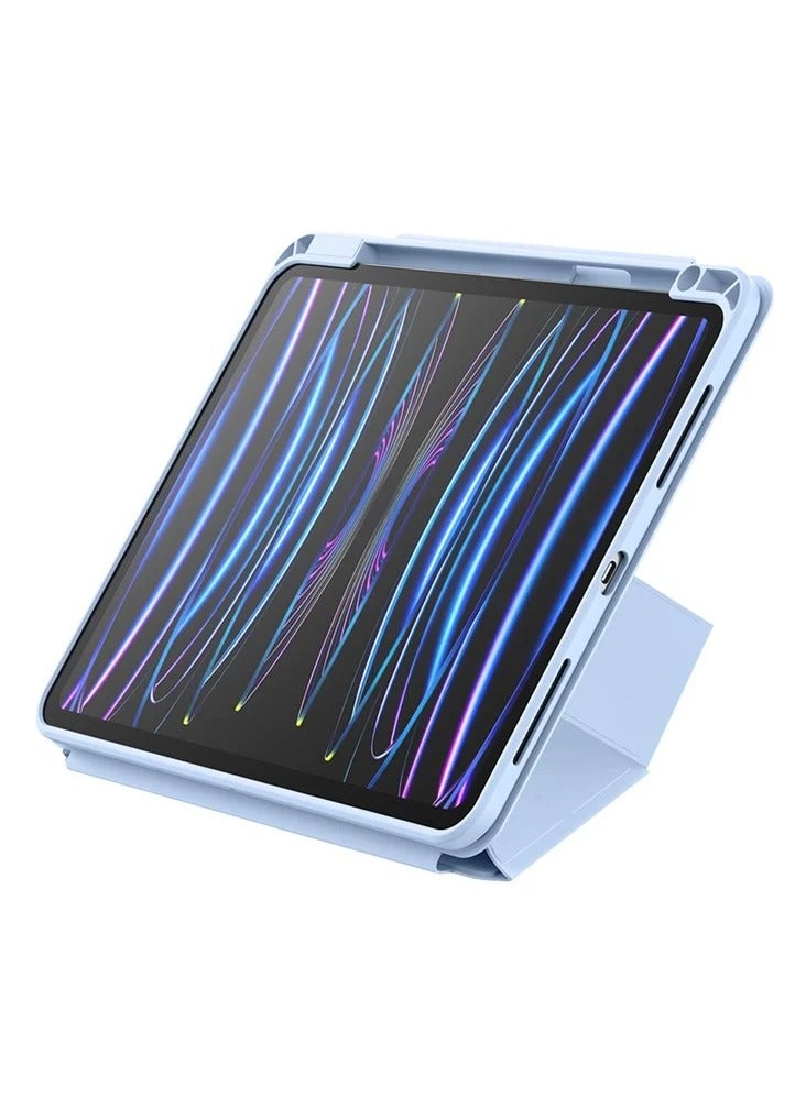 بيسوس Minimalist Series Magnetic Case for Pad Pro 11-inch (2018/2020/2021/2022) /Pad Air 4/Air 5/Air6 10.9-inch, Cerulean Sky Blue - Image 4