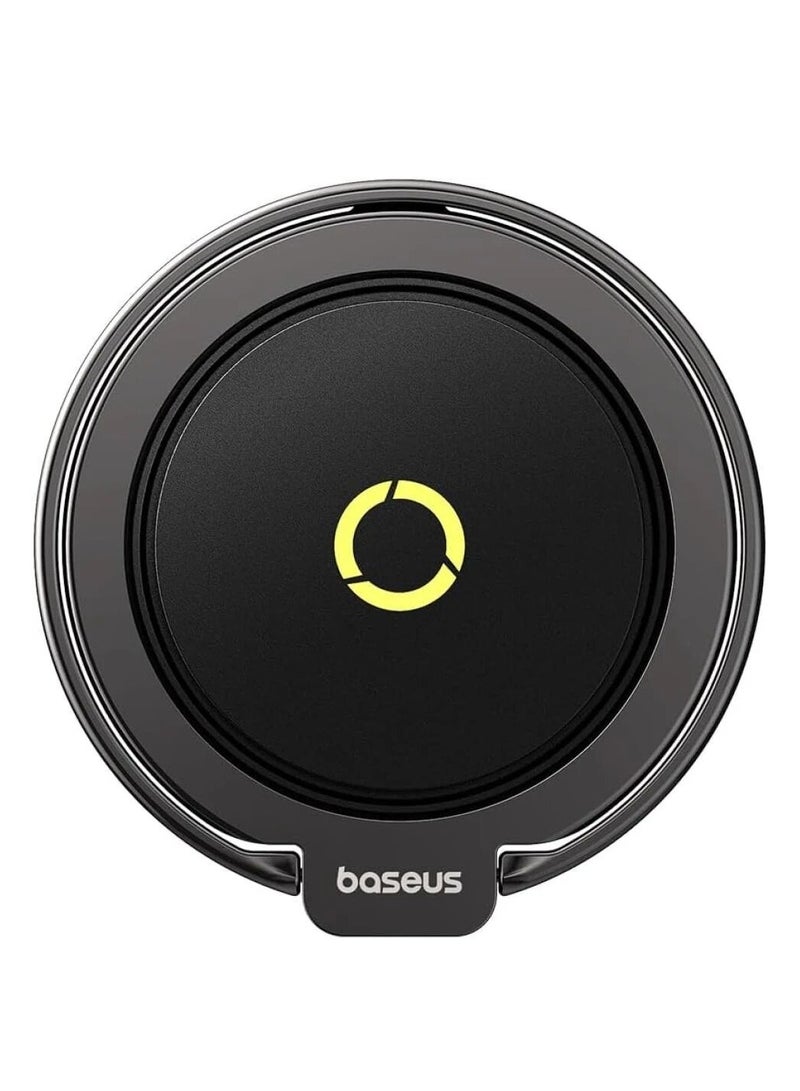 Baseus Mag Pro Magnetic Ring Holder with Stand - Cosmic Black  - Image 2
