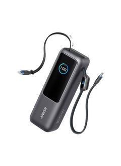 آنكر 25000 mAh Anker Zolo Power Bank (25K, 165W, Built-In USB-C and Retractable Black  - Image 1