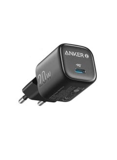 Anker Zolo 1C Wall Charger Type-C 20 W Fast Charging, Improved Temperature Control, Small Design and Charge 3X Faster, Compatible with iPhone, iPad, Samsung, Pixe Black