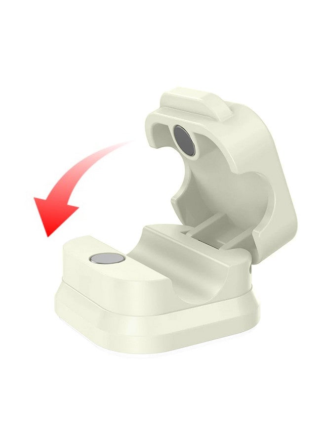 MARGOUN Magnetic Cord Organizer 12Packs Management Cable Clips Adhesive Wire Keeper Wire Holder,Under Desk Cord Hider for Bedside Nightstand Table Desktop USB Wall Car Office Workspace Accessories Beige - Image 5