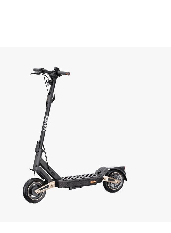 نافي - Nav GT3 scooter with a speed of 25 km/h and a motor of 350 watts. It can bear a weight of 120 kg. It travels up to 50 km. It has dual assistance, anti-slip and supports Apple Find My service. 118 x 58,5 x 54 Cm - Image 1
