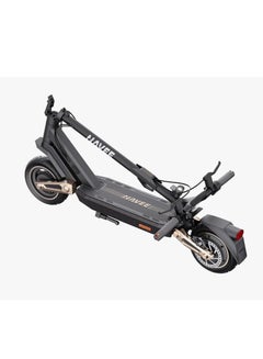 نافي Nav GT3 scooter with a speed of 25 km/h and a motor of 350 watts. It can bear a weight of 120 kg. It travels up to 50 km. It has dual assistance, anti-slip and supports Apple Find My service. 118 x 58,5 x 54 Cm  - Image 3