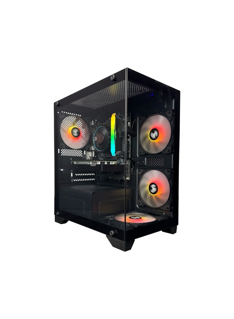 ام اي اكسايت كمبيوتر ألعاب G4MATX ECO مع معالج CPU Core i5 12400F / بطاقة رسومات Nvidia GeForce RTX 3060 / لوحة أم H610 16GB RAM DDR4 / 1TB SSD / ويندوز 11 برو - Image 1