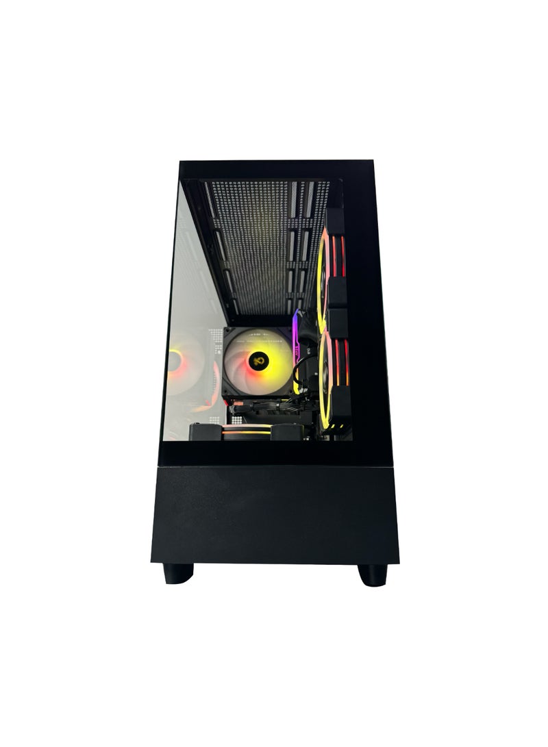ام اي اكسايت - Gaming PC G6MATX ECO With Core i5 14400F CPU Processor/ Nvidia GeForce RTX 3050 Graphics/  16GB RAM DDR5 /1TB SSD/Windows 11 Pro/ Black - Image 1