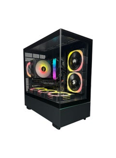 MI Excite Gaming PC G6MATX ECO With Core i5 12400F CPU Processor/ Nvidia GeForce RTX 4060 Graphics/  16GB RAM DDR5 /1TB SSD/Windows 11 Pro/ Black  - Image 1