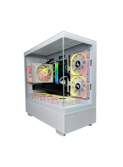 MI Excite Gaming PC G6MATX ECO With Core i5 14400F CPU Processor/ Nvidia GeForce RTX 3050 Graphics/  16GB RAM DDR5 /1TB SSD/Windows 11 Pro/ White  - Image 1