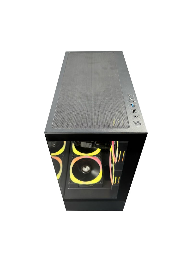 ام اي اكسايت Gaming PC G6MATX PRO With Core i5 14400F CPU Processor/ Nvidia GeForce RTX 4060 Ti Graphics/   32GB RAM DDR5 /1TB SSD/  Windows 11 Pro/ Black - Image 4