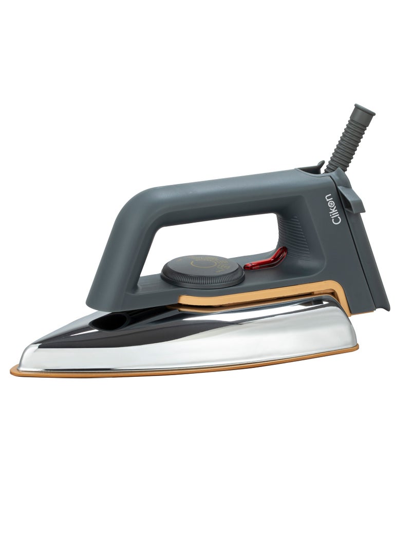 كليكون Medium Heavy Iron 1200W – Auto Cut-Off, Non-Stick Soleplate, 2-Year Warranty For Efficient & Safe Ironing 1200 W CK4137 Mate Black/Silver  - Image 5
