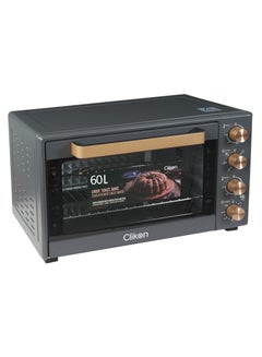 Clikon Dual Chef Grill & Bake 60L Electric Convection Oven with Rotisserie – Multi-Function, Stainless Steel, Adjustable Temperature, Accessories Included 1900 W 60 L 1900 W CK4362 Black and Gold  - Image 3