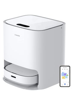 Dreame Robot Vacuum Cleaner and Mop W10 ,Sweeping, Mopping, Washing and Drying 4in1, Robotic Vacuum with Superb Lidar Navigation, 4000Pa Strong Suction for Pet Hair, Hard Floor, Carpet-White 4 L 55 W W10 White  - Image 1