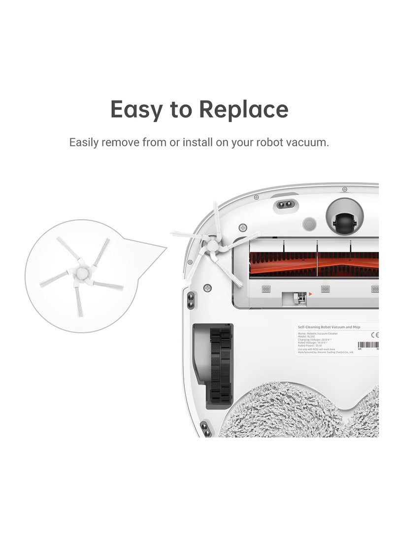 Dreame - Robot Vacuum Cleaner and Mop W10 ,Sweeping, Mopping, Washing and Drying 4in1, Robotic Vacuum with Superb Lidar Navigation, 4000Pa Strong Suction for Pet Hair, Hard Floor, Carpet-White 4 L 55 W W10 White - Image 1