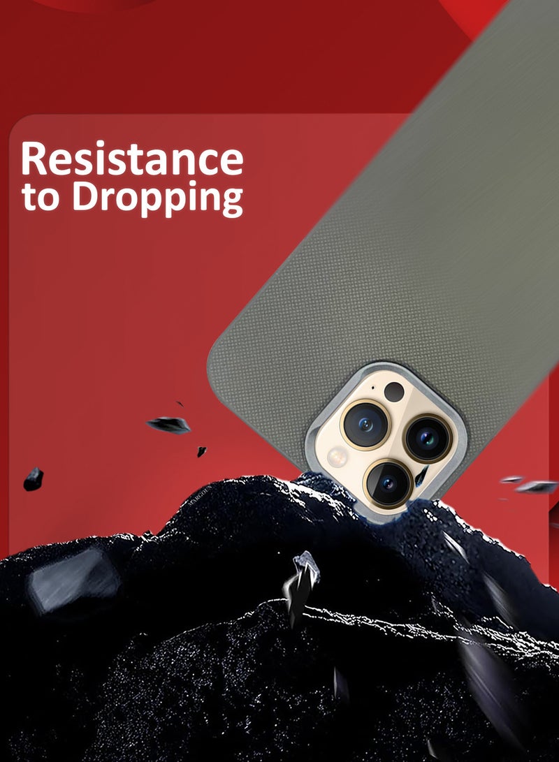 MARGOUN iPhone 13 Pro Max 2 Pack Vegan Leather Case, 1 Cover with 1 Screen Protector, Slim Fit, Raised Edges for Camera and Screen Protection Grey-2 - Image 5