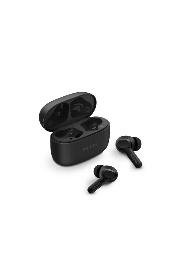 فيليبس Bluetooth Earphones, 10mm Drivers, Dynamic bass, 24 hours Play Time, IPX4, Clear Calls Black - Image 5