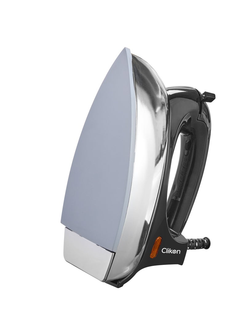 Clikon Smart & Safe Heavy Electric Iron – World's 1st Super Heavyweight Smart Iron, 2.75Kg, 1200W, Auto Cut-Off, 6-Year Warranty, Durable & Efficient for Perfect Ironing 1200 W CK4135 Black/Silver - Image 4