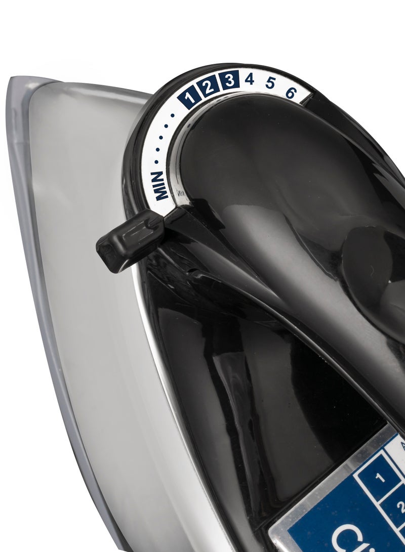 Clikon Smart & Safe Heavy Electric Iron – World's 1st Super Heavyweight Smart Iron, 2.75Kg, 1200W, Auto Cut-Off, 6-Year Warranty, Durable & Efficient for Perfect Ironing 1200 W CK4135 Black/Silver - Image 5