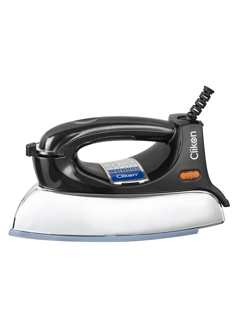 Clikon Smart & Safe Heavy Electric Iron – World's 1st Super Heavyweight Smart Iron, 2.75Kg, 1200W, Auto Cut-Off, 6-Year Warranty, Durable & Efficient for Perfect Ironing 1200 W CK4135 Black/Silver - Image 2