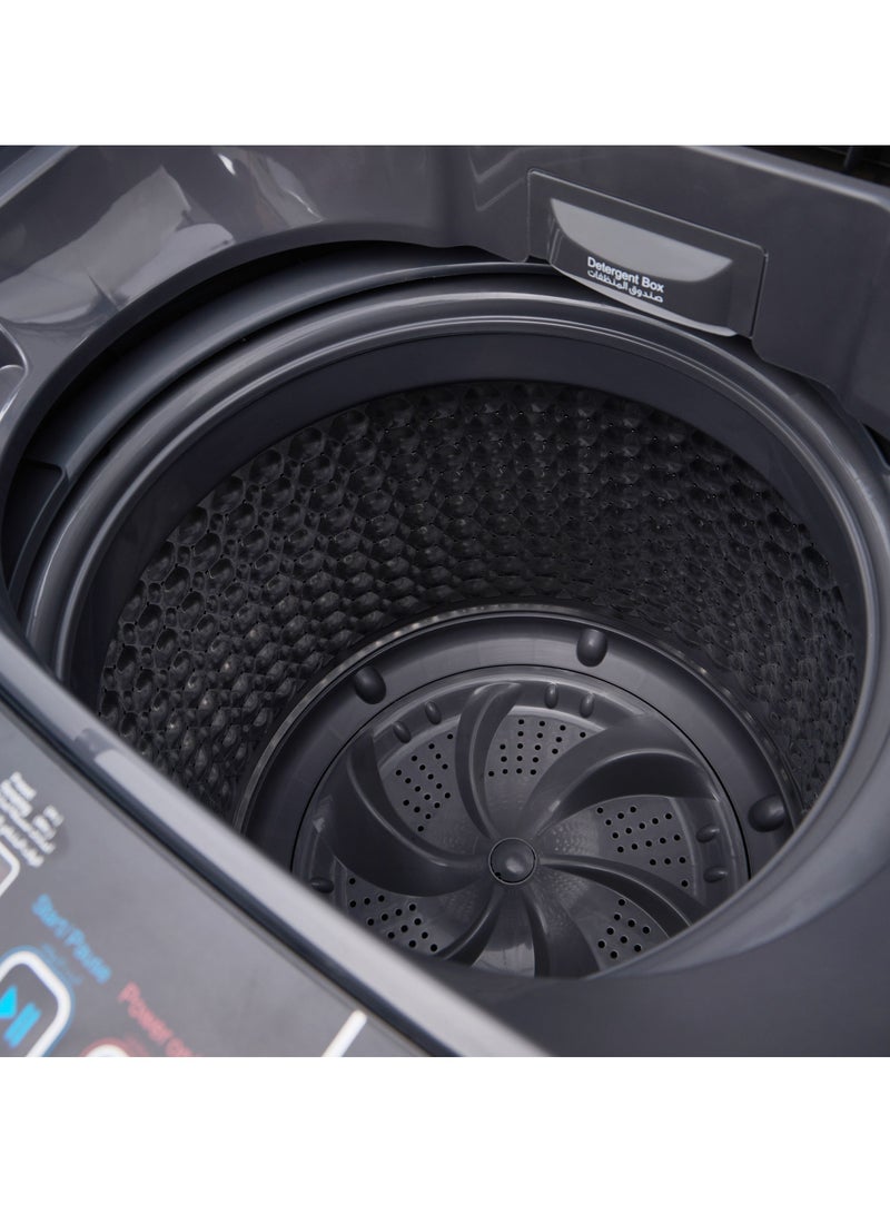 Clikon - 7KG MultiPrograms Top Load Washer, 720 RPM, 5 Star Energy Saving, Fully Automatic Washing Machine, Digital LCD Display, Child Lock, Best For Home And Small Family 7 kg 650 W CK654 Grey - Image 1