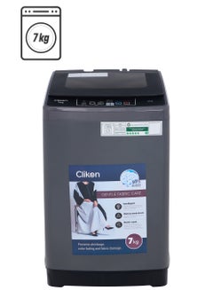 7KG MultiPrograms Top Load Washer, 720 RPM, 5 Star Energy Saving, Fully Automatic Washing Machine, Digital LCD Display, Child Lock, Best For Home And Small Family 7 kg 650 W CK654 Grey