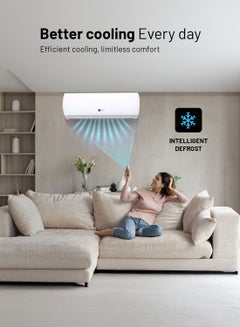 AFRA 3.0 Ton Split Type Air Conditioner, Rotary Compressor, Extreme Cooling, Turbo Mode, Auto Restart, Low Noise, T3 Climate, R410a Refrigerant | 5-Year Compressor Warranty AF-3000ACWT White  - Image 2