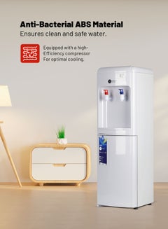 Water Dispenser with Dry Storage Cabinet | Hot & Cold | Fast Heating & Cooling | Double Thermostat | 2-Year Warranty | 640 Watt AF-9050WDWH White - pnsku/N70154563V/45/_/1739972870/cfe73960-6da7-49d7-aa56-8ab0c2cfef7b