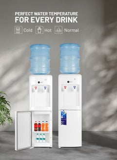 Water Dispenser with Dry Storage Cabinet | Hot & Cold | Fast Heating & Cooling | Double Thermostat | 2-Year Warranty | 640 Watt AF-9050WDWH White - pnsku/N70154563V/45/_/1739972873/b345394d-0b99-4f2b-a2ed-a869decbe284