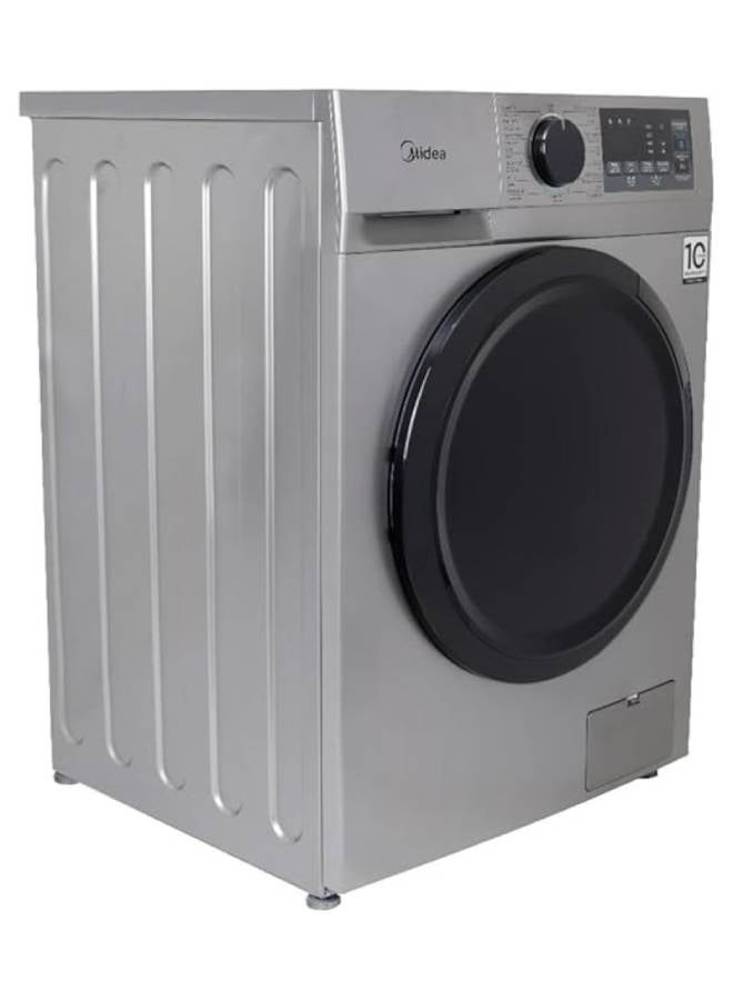 مديا غسالة ملابس تحميل أمامي، بخار، تنظيف أسطوانة، إضافة ملابس، عاكس، محرك عاكس، أوتوماتيكي - - Image 2